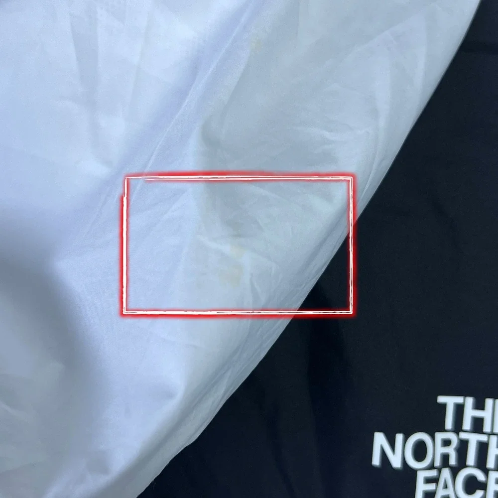The North Face Windbreaker Jacket Men's XL White Black Colorblock Gorpcore
